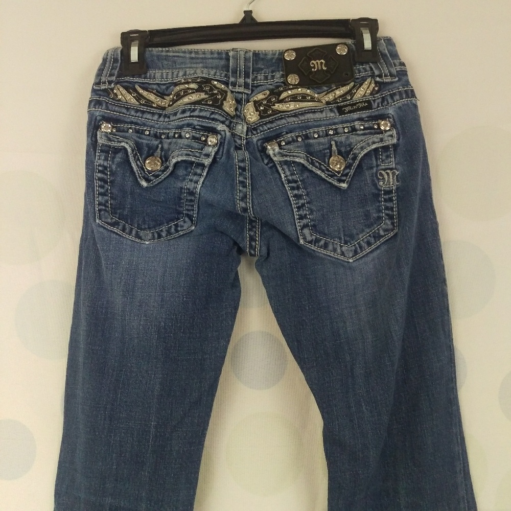 Miss Me Bling Jeans Size 26 Bootcut Western Rodeo